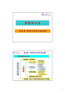 清华航院岑松老师弹塑性力学课件 第七章 弹性平面问题