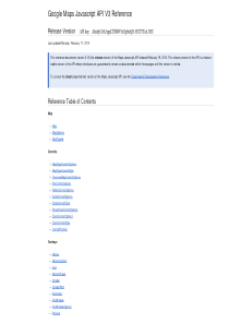 Google Maps Javascript API V3 Reference