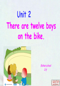 M7  U2 There are twelve boys on the bike