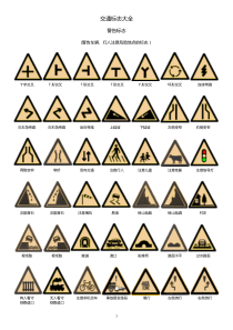 中国道路交通标志大全