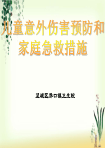 儿童意外伤害预防和家庭急救措施 (1)