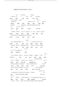 部编版五年级上册语文词语表(注音版)(1)-(2627)