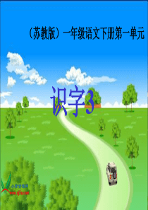 小学一年级语文下册《识字三》PPT课件