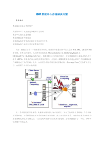 IBM数据中心存储解决方案