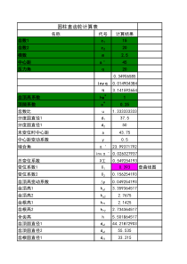 变位圆柱齿轮计算