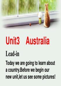 人教版九年级英语Unit3Australia课件