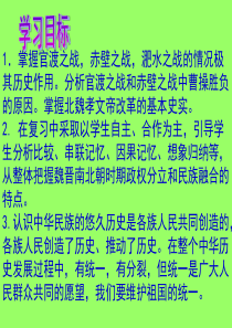 七年级历史第四单元复习幻灯片