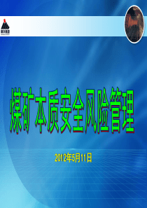 煤矿本质安全风险管理、安全工作总结