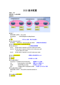 H3C-15.0-IS-IS基础配置