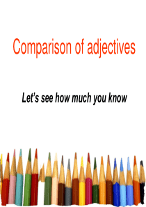 初中英语形容词比较级练习comparison-of-adjectives-practice