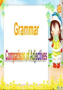 Comparison of Adjectives