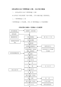 后张法预应力砼T梁预制施工方案、方法与技术措施