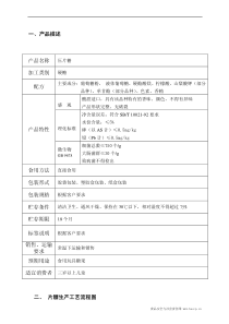 糖果HACCP计划-危害分析表