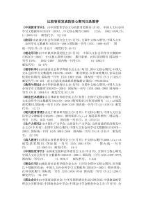 比较容易发表的核心期刊目录推荐