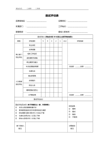 公司面试评估表(模版)