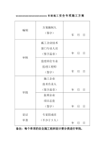 吊装施工安全专项施工方案