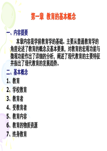 学前教育原理(教师资格证总复习)