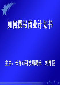 如何制作商业计划书PPT