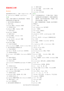 2012年成人高考专升本《英语》英语词汇分析+必背词组