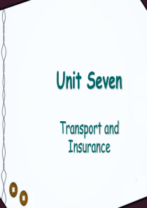 Unit Seven Transport and Insurance(1)