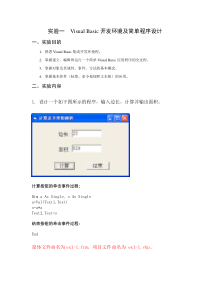 实验-01-VB开发环境及简单程序设计(2012.8.29)