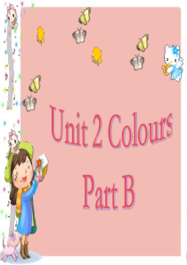 pep小学英语三年级上册Unit 2 Colours Part B 课件 1