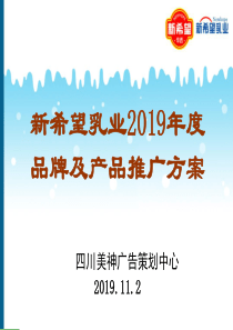 新希望乳业2019年度品牌及产品推广方案