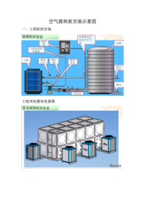 空气能安装示意图