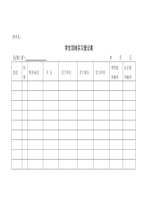 济工院顶岗实习所有附表