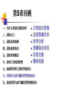 油藏经营管理第6章油气经营管理数据信息