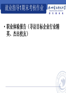 LW杭州电子科技大学信息工程学院职业体验报告