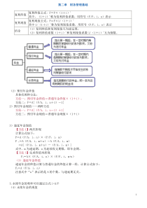 财管1-10章总结公式