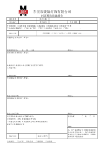 纠正预防措施报告