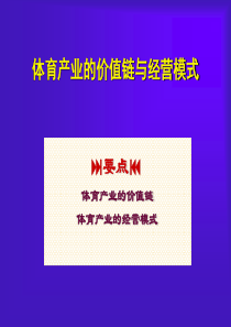 体育产业价值链与经营模式—PPT—28(1)