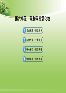 中考化学专题复习课件：第6单元-碳和碳的氧化物