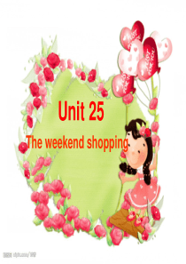 Unit25-The-weekend-shopping