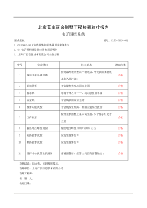 工程测试验收报告