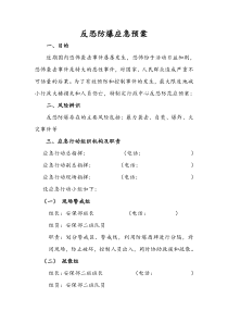 反恐防暴应急预案