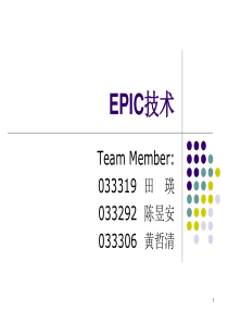 演讲ppt文件-EPIC技术