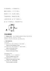 方位介词---附习题及参考答案