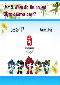 六年级上英语课件-Lesson 17-北京课改版 (1)