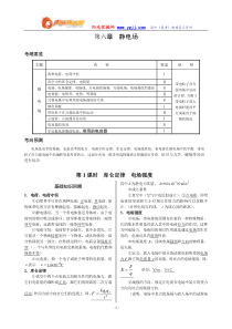 【强烈推荐】高考物理复习资料大全第六章__静电场