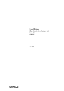 Oracle 2 Day + Application Express Developer’s Gui