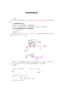 关于货币时间价值的讲解