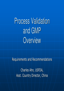 FDA  Process Validation