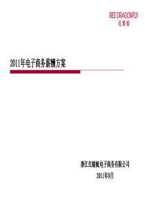 2011年电子商务薪酬方案