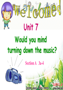 八年级英语Would you mind turning down the music课件2