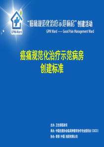 癌痛规范化治疗示范病房标准-20110921