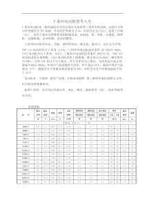 Y系列电动机型号大全