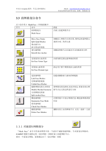 第三章：划分网格——(第三节)面网格划分